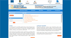 Desktop Screenshot of parteneriatpentrucalitate.tvet.ro